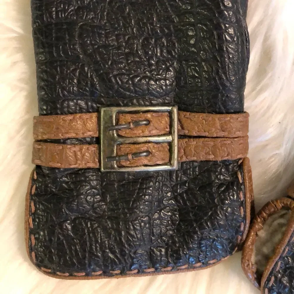 Vintage Van Raalte Faux Leather Ladies Gloves